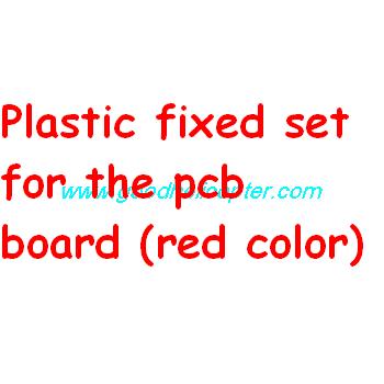 SYMA-X8-X8C-X8W-X8G Quad Copter parts Plastic fixed set for pcb board (red color)
